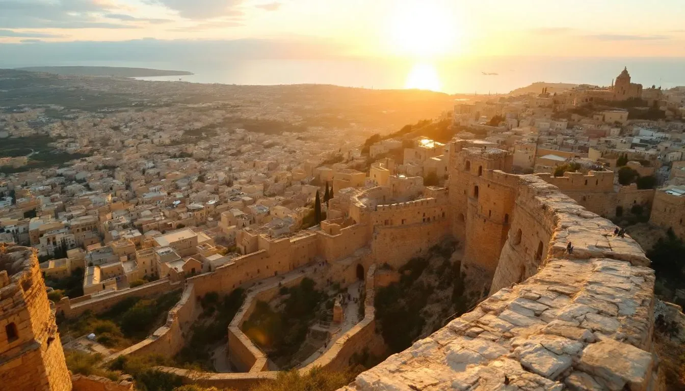 Mdina Bastions Views - filming location in Malta