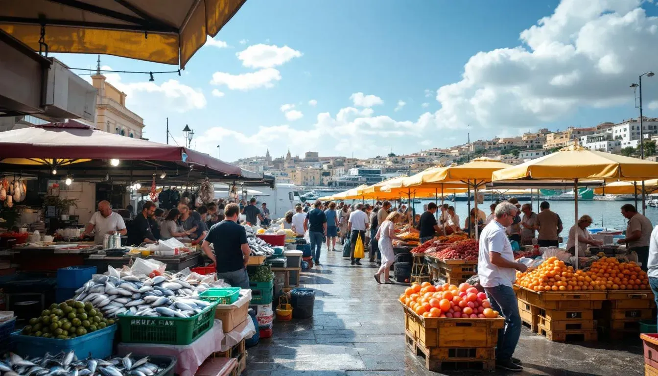 Marsaxlokk Fish Market - filming location in Malta