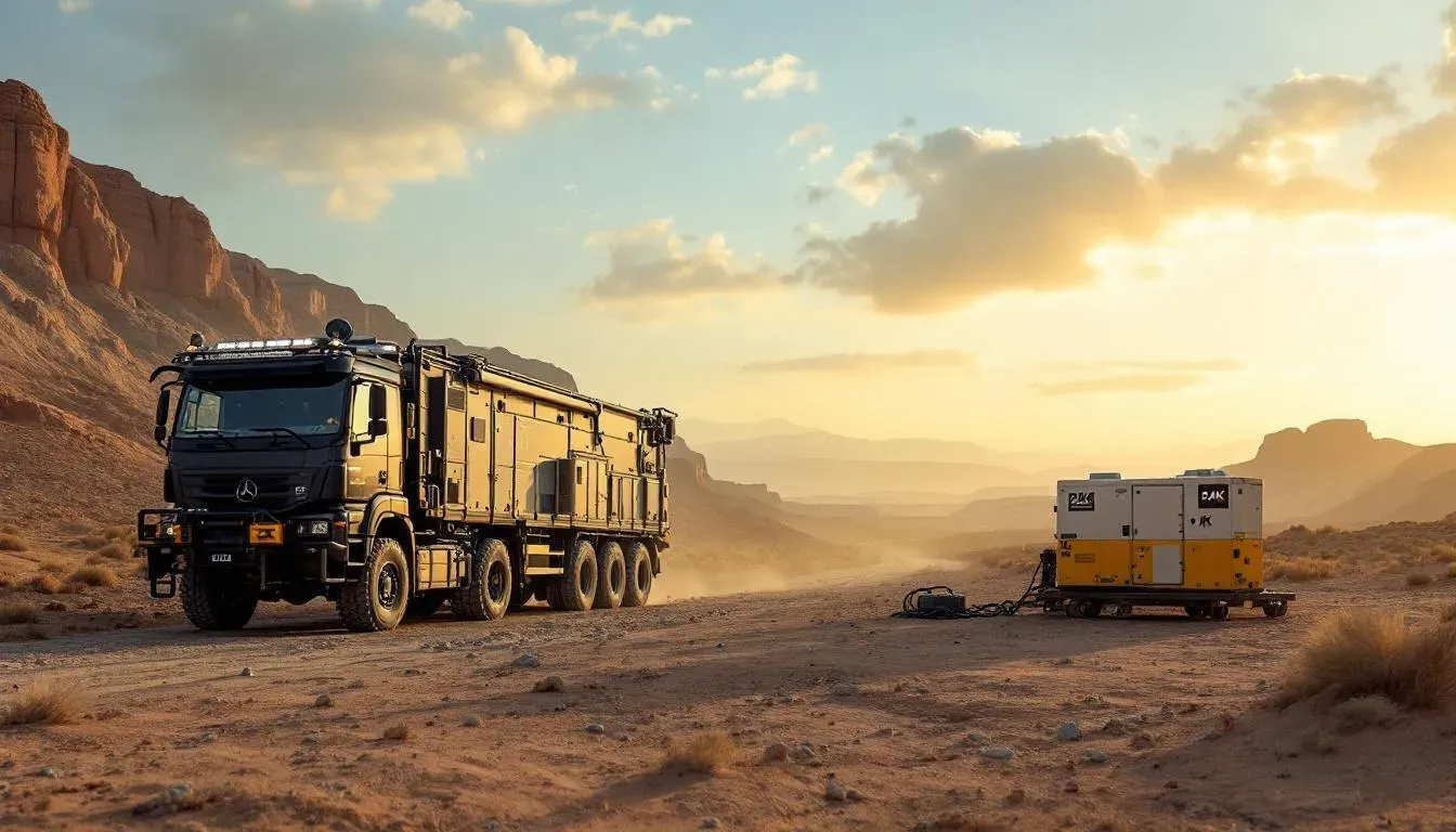 Equipment Truck Grip - filming location in Malta