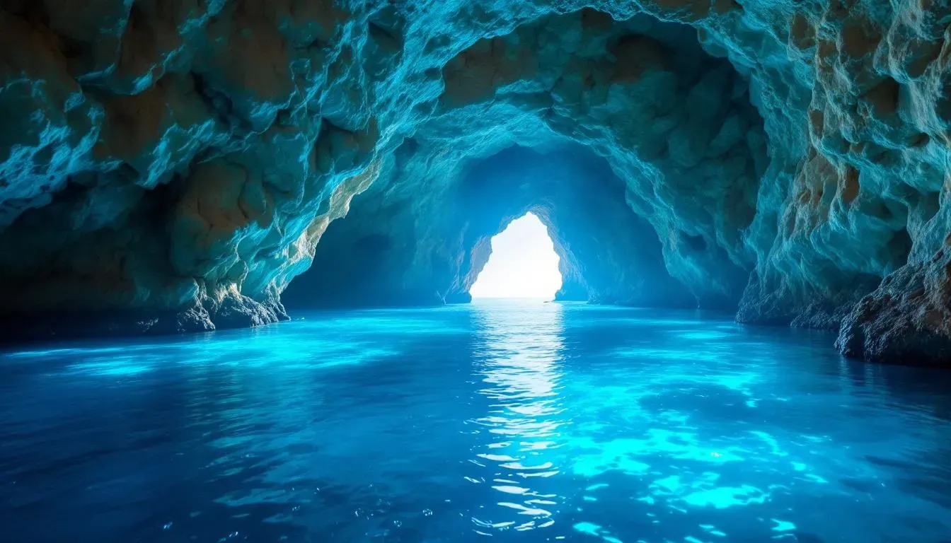 Blue Grotto Sea Caves - filming location in Malta
