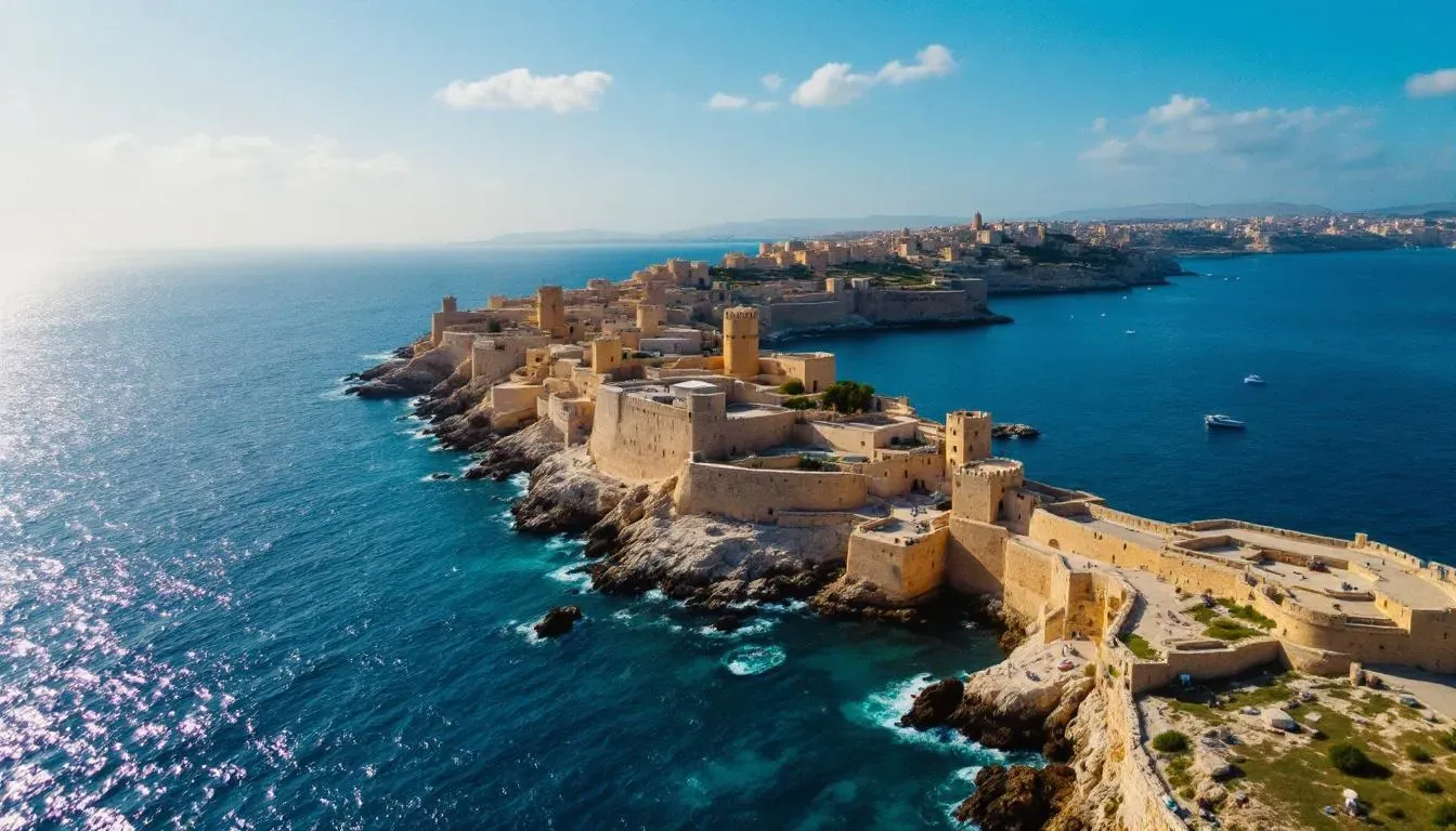 Aix en countryside Cours Mirabeau - filming location in Malta